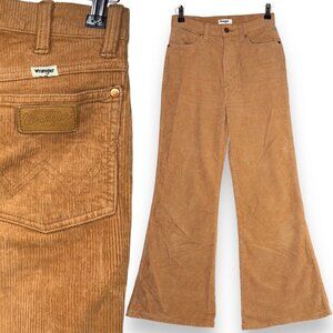 Wrangler Heritage Wanderer Corduroy Jeans W26 L27.5 Flare High Rise